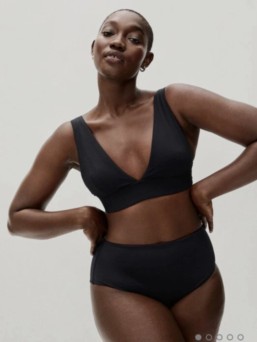 Everlane - Triangle Nylon Bikini Top